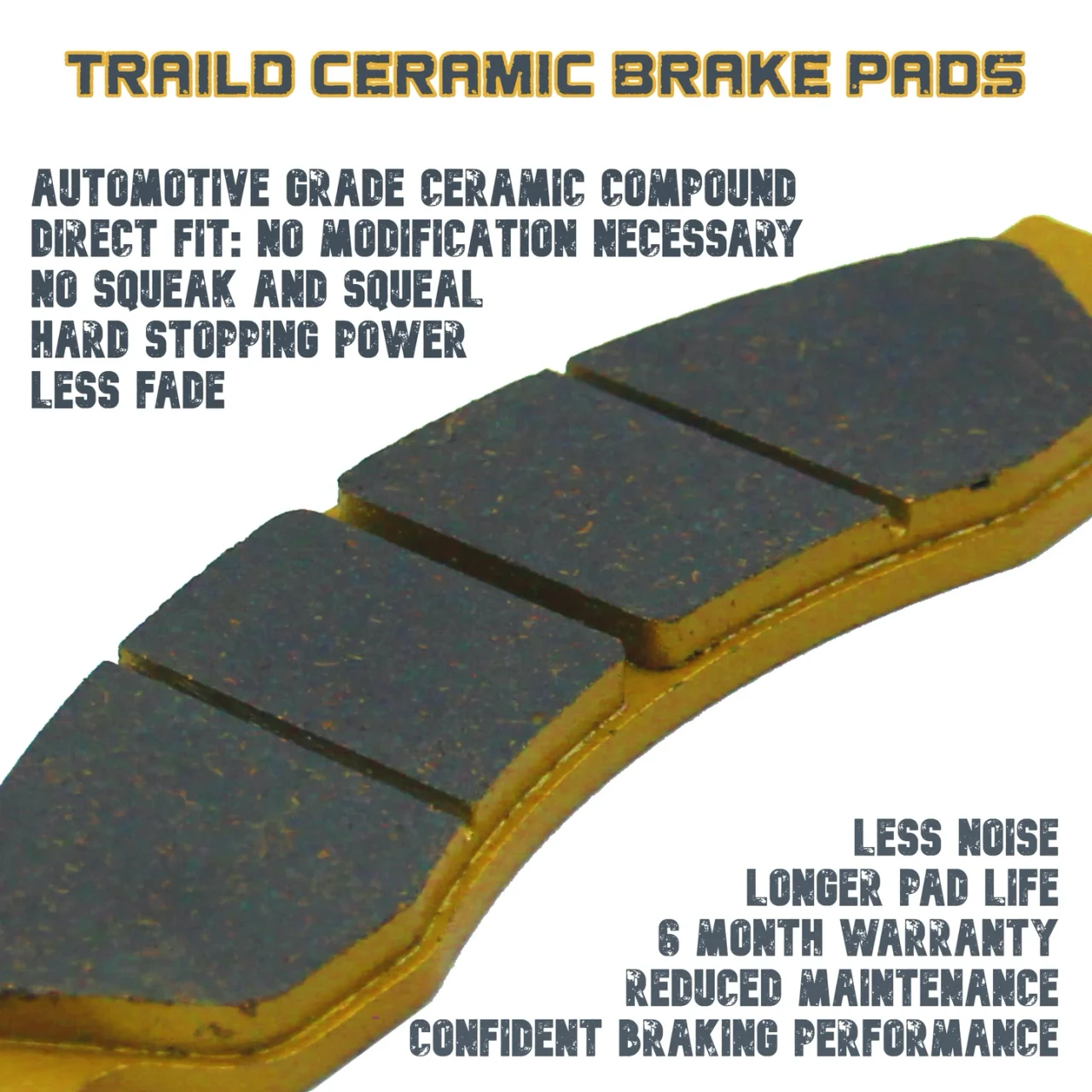 Can-Am Maverick 2013-2018 Front & Rear Ceramic Brake Pad Set | MAVOG1318 | Lamonster Garage