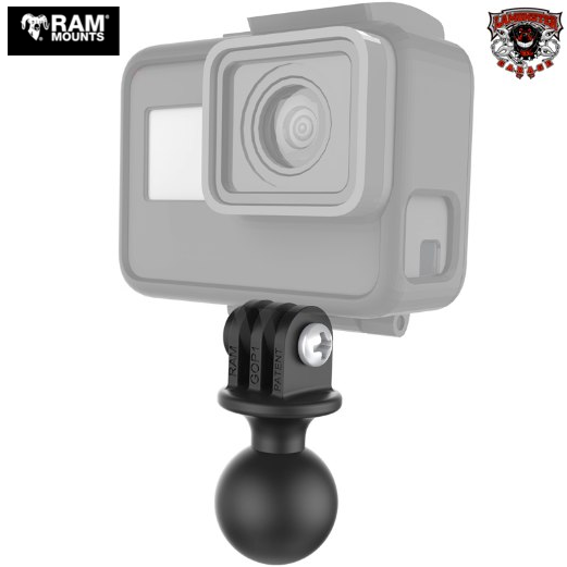 RAM® Custom GoPro Hero Adapter 1" Ball (RAM-219142) - Lamonster  Garage