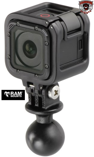 RAM-GOP1 GoPro Hero adapter with 1 inch ball | RAP-B-202U-GOP1 | Lamonster  Garage
Camera Not Included