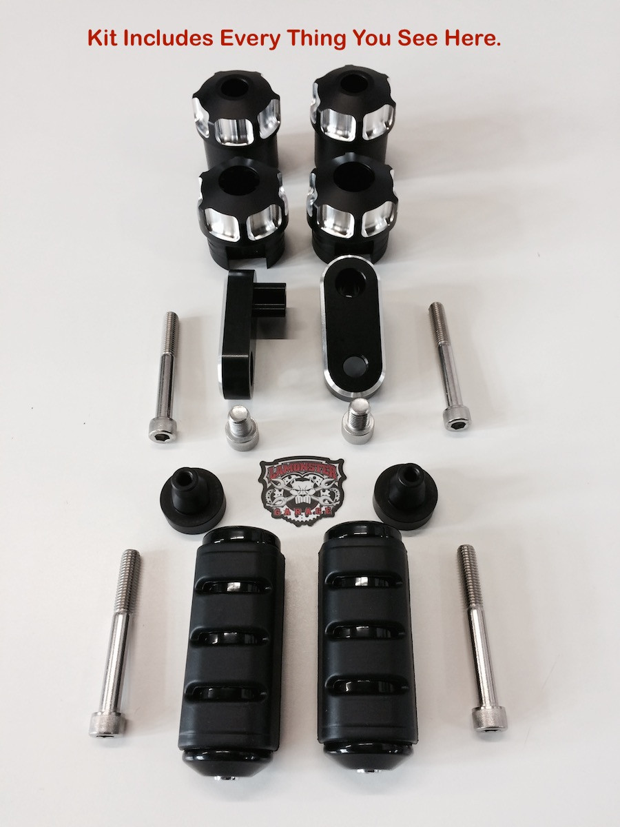 IPS Frame Caps and Peg Combo Trident Large (LG-1017-1043-7566) - Lamonster Garage