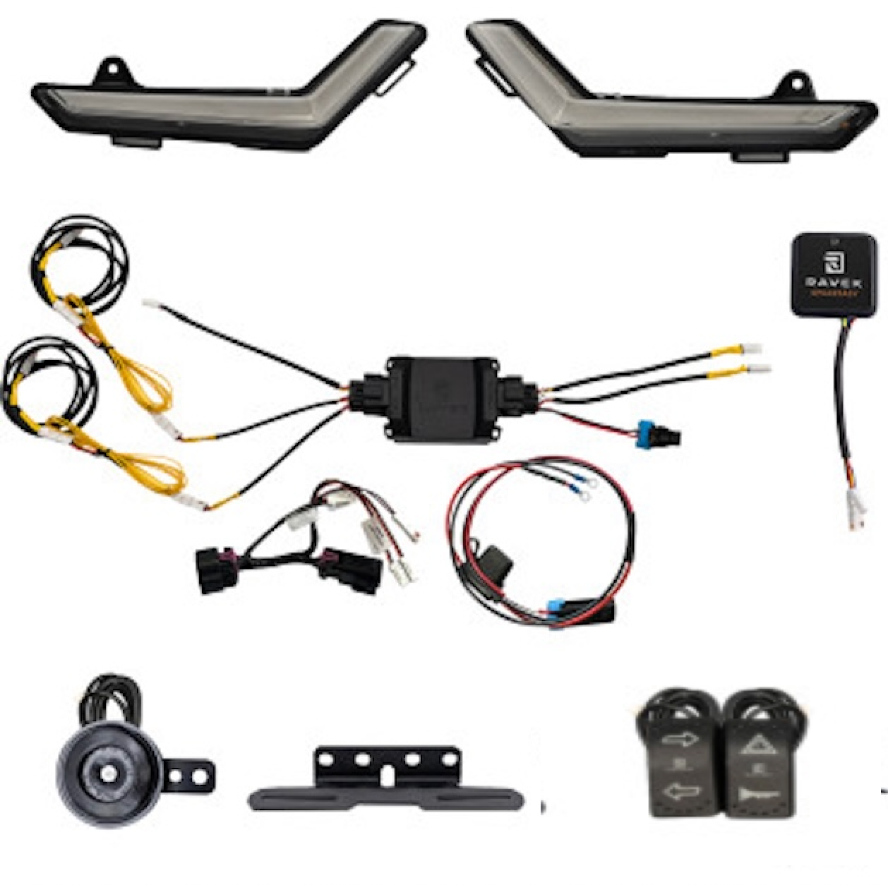 RAVEK Can-Am Defender Speakeasy™ Turn Signal Kit (65-1000SL / 65-1000SR) - Lamonster Garage