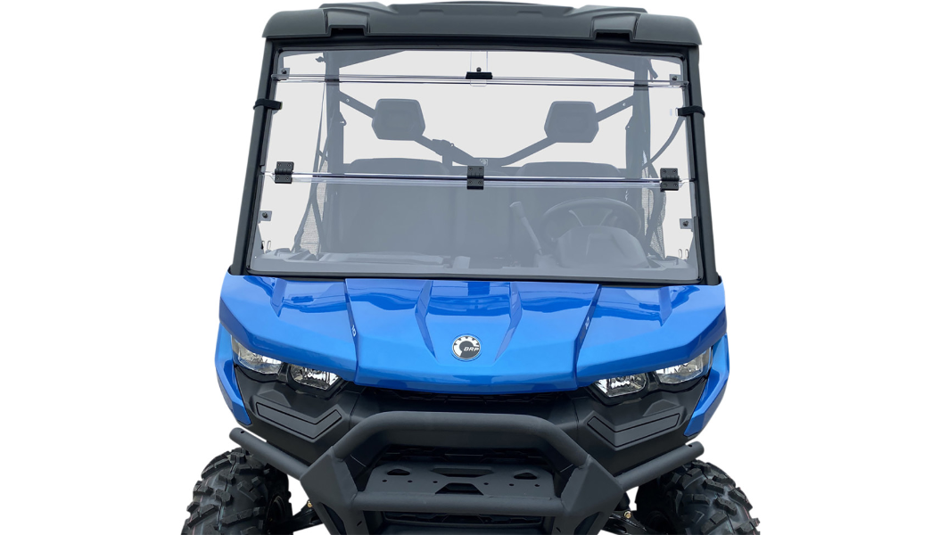 MOOSE OFFROAD Deluxe Full Folding Windshield for Can-Am Defender | 2317-0511 | Lamonster Garage