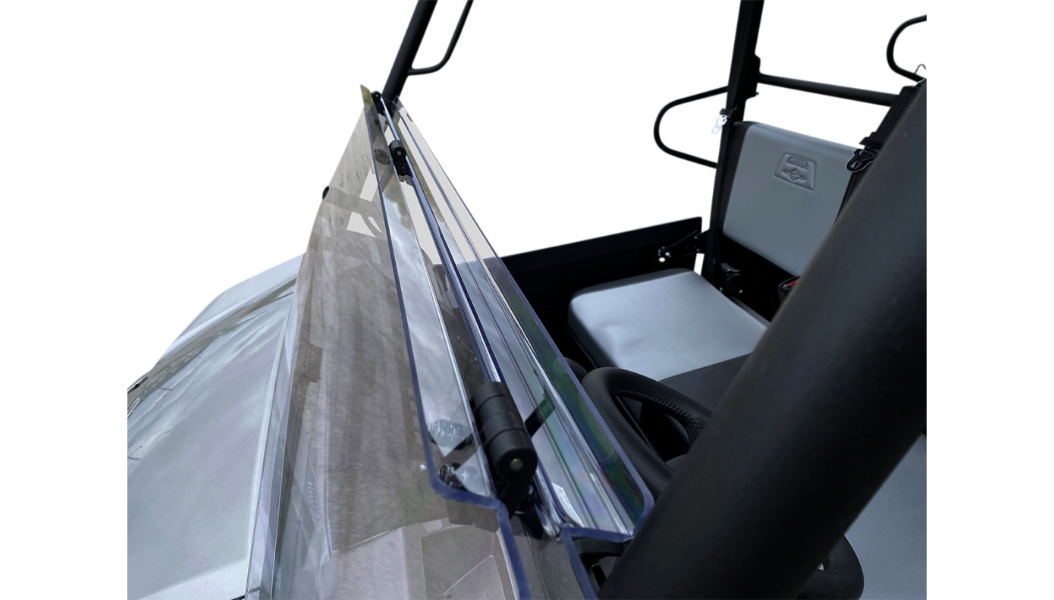 Deluxe Full Folding Windshield - Kawasaki Mule ( 2317-0512 ) - Lamonster Garage