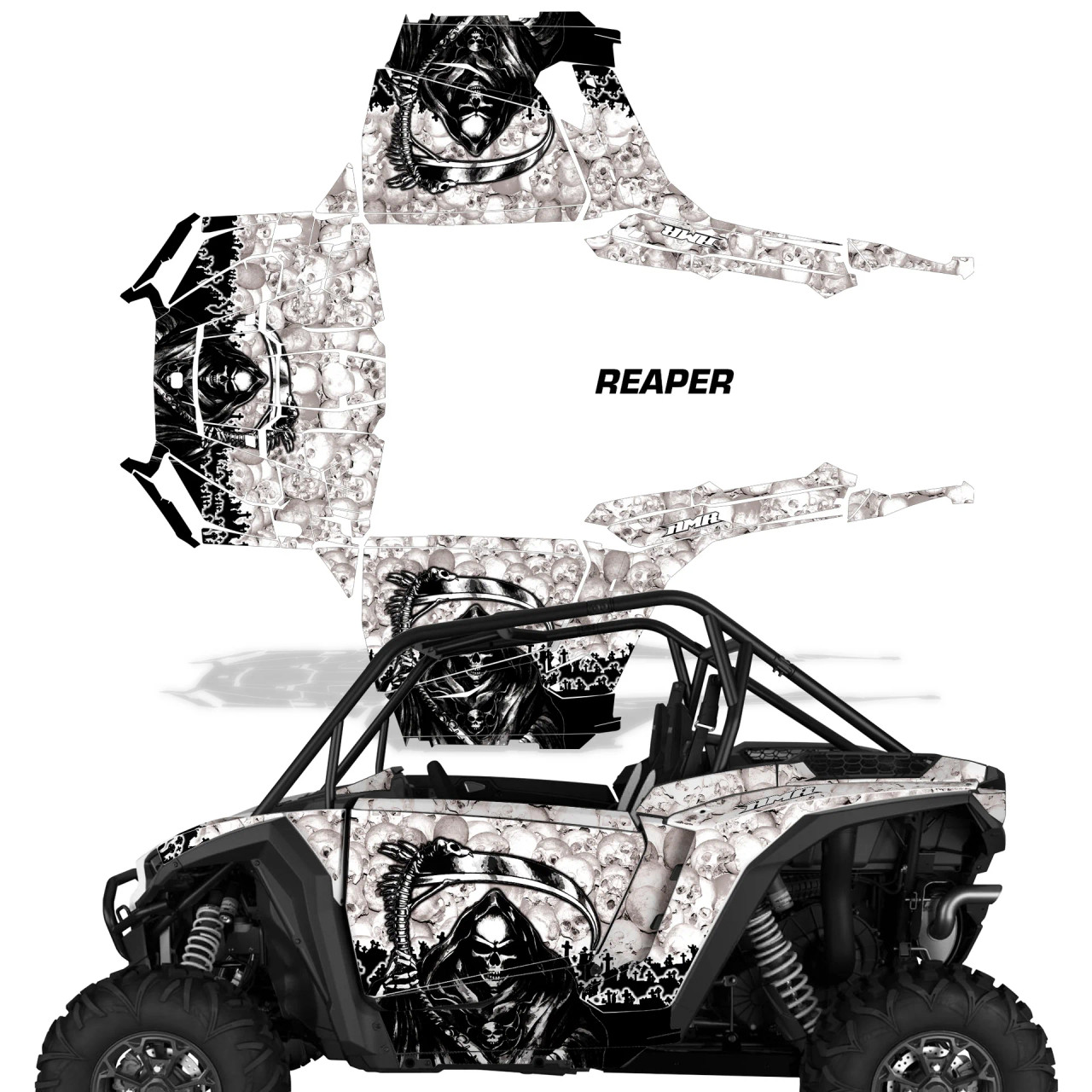 AMR Racing Graphics - 2024-2025 Polaris RZR 1000 XP 2 Door Graphic Wrap Kit - Lamonster Garage