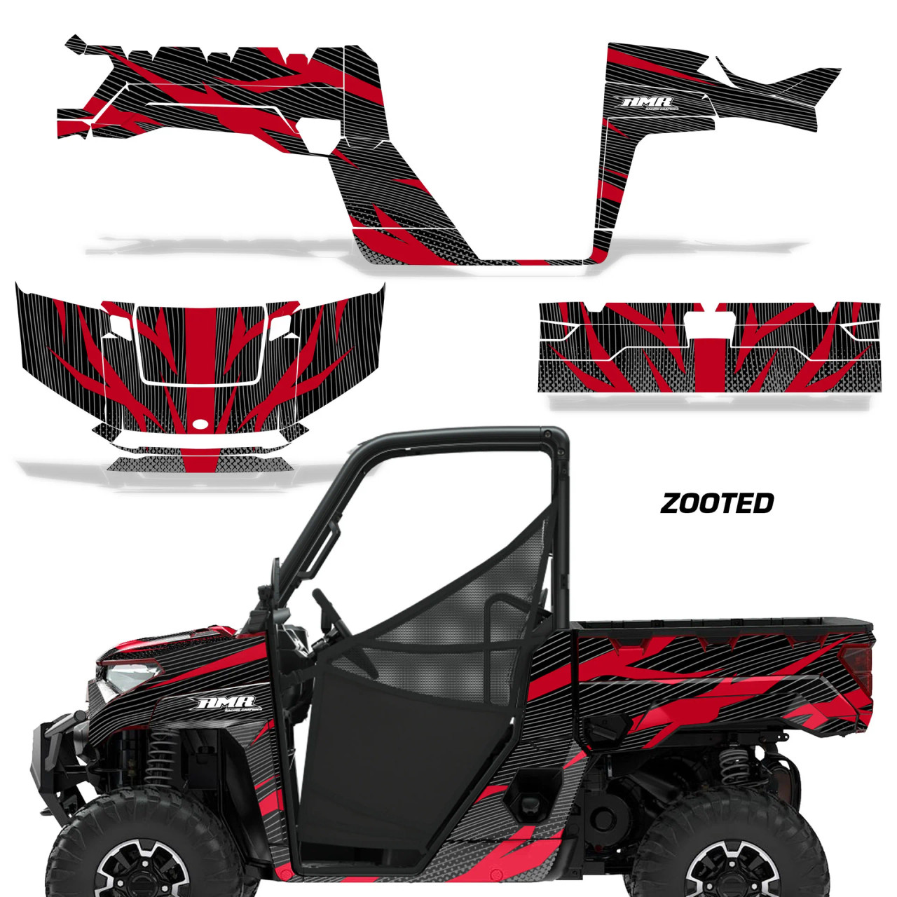 AMR Racing Graphics - 2018-2024 Polaris Ranger 1000 XP Graphic Wrap Kit  - Lamonster Garage
ZOOTED