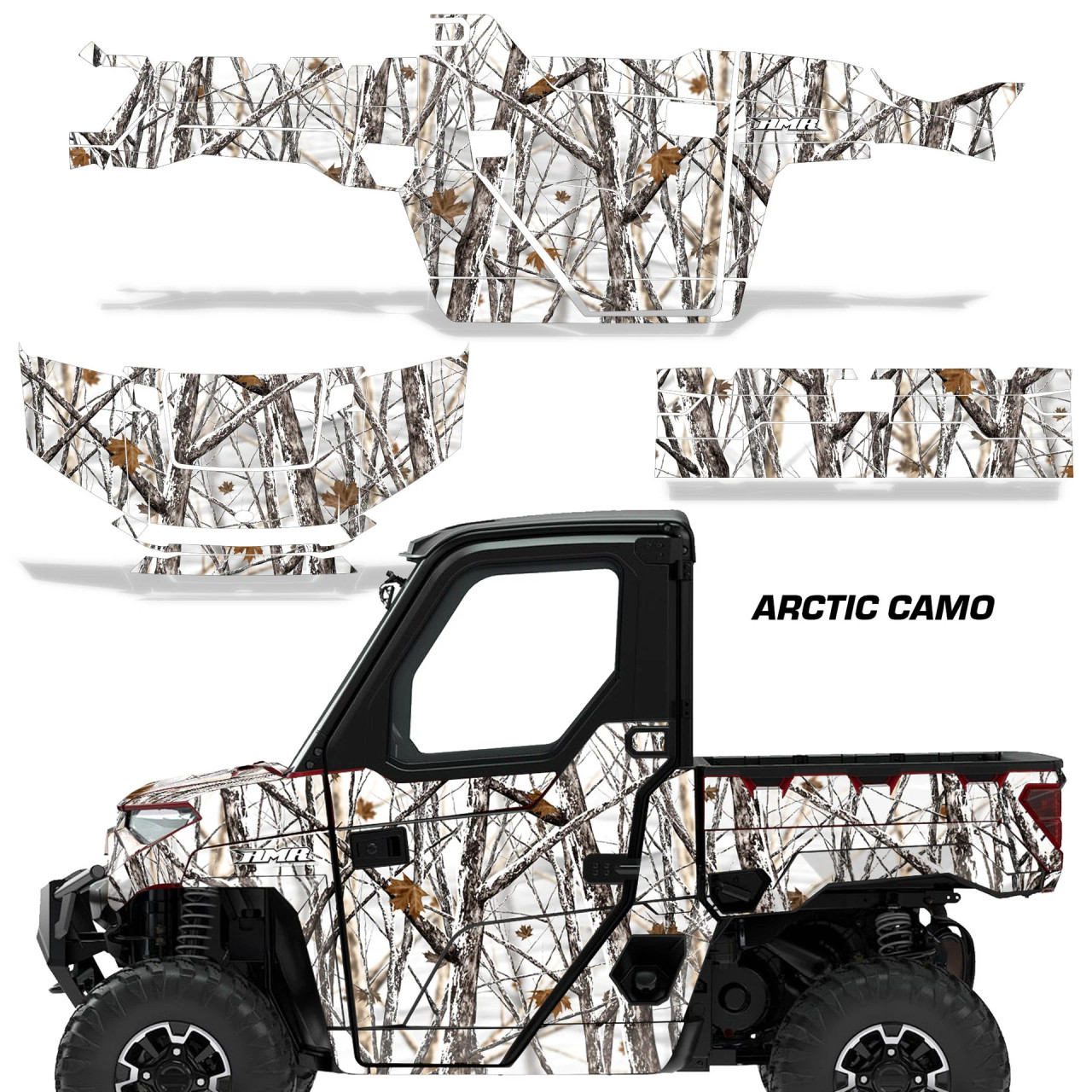 AMR Racing Graphics - 2018-2024 Polaris Ranger 1000 XP Graphic Wrap Kit  - Lamonster Garage
ARTIC CAMO