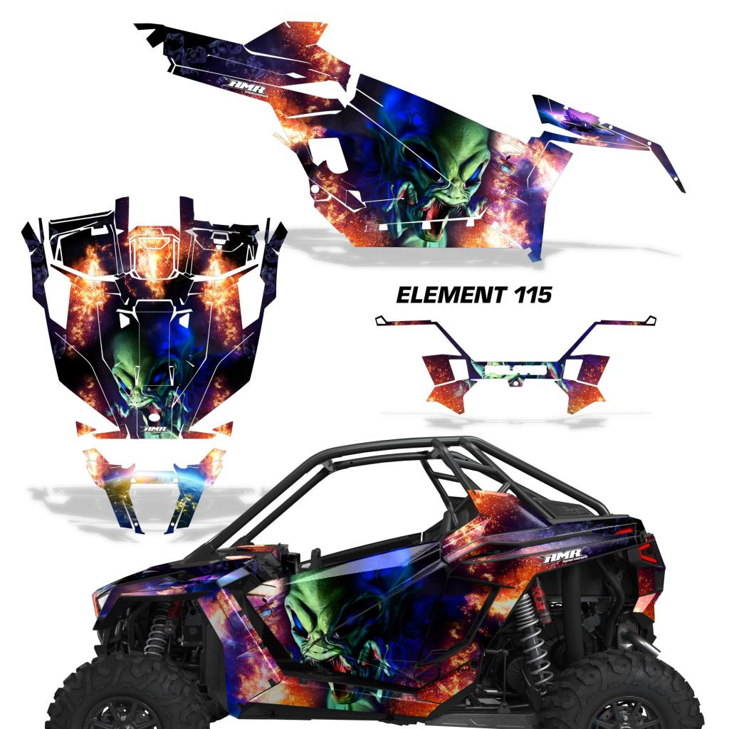 AMR Racing Graphics - 2020-2024 Polaris RZR Pro XP 2DR UTV Graphics Wrap Kit - Lamonster Garage
ELEMENT 115