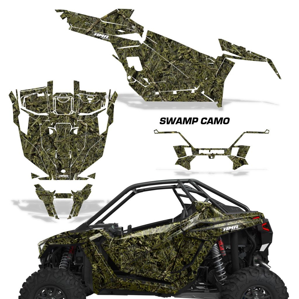 AMR Racing Graphics - 2020-2024 Polaris RZR Pro XP 2DR UTV Graphics Wrap Kit - Lamonster Garage
SWAMP CAMO