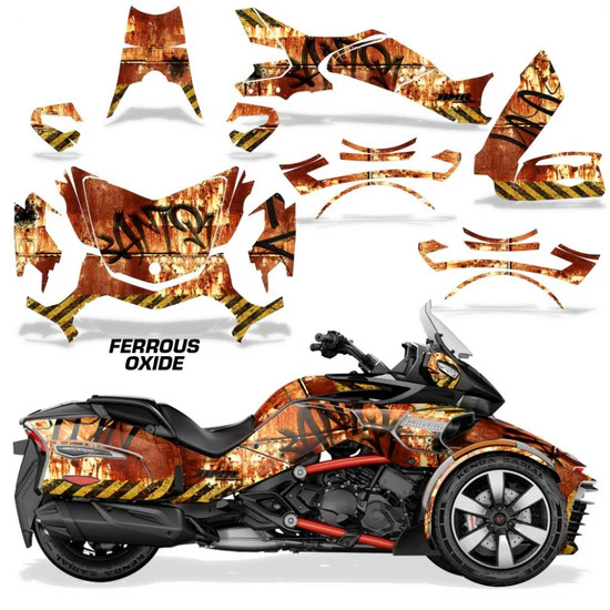 AMR Racing Graphics - 2016 - 2026 Can Am F3-T Spyder Graphic Kit - Lamonster Garage
FERROUS OXIDE