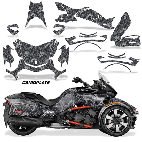 AMR Racing Graphics - 2016 - 2026 Can Am F3-T Spyder Graphic Kit - Lamonster Garage
CAMOPLATE