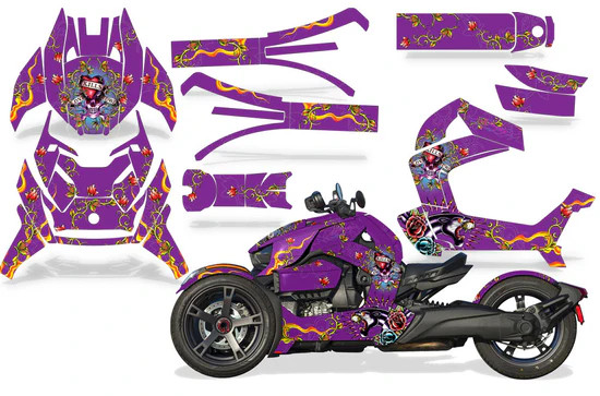 AMR Racing Graphics - 2019-2026 Can Am BRP Ryker Graphic Kit - Lamonster Garage