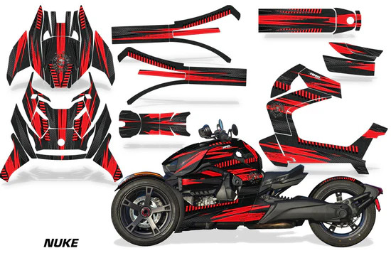 AMR Racing Graphics - 2019-2026 Can Am BRP Ryker Graphic Kit - Lamonster Garage