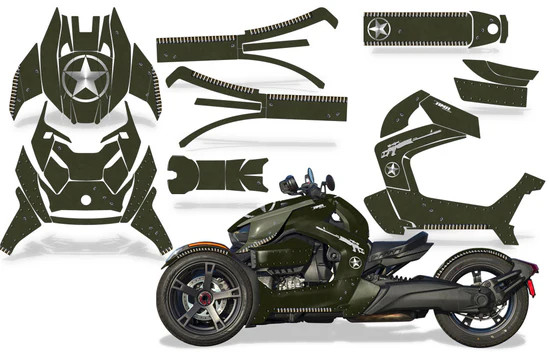 AMR Racing Graphics - 2019-2026 Can Am BRP Ryker Graphic Kit - Lamonster Garage