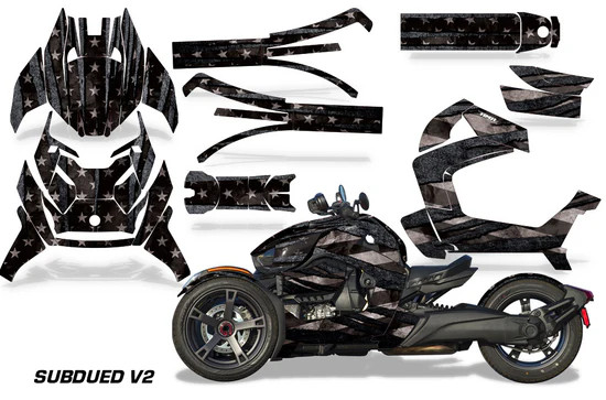 AMR Racing Graphics - 2019-2026 Can Am BRP Ryker Graphic Kit - Lamonster Garage