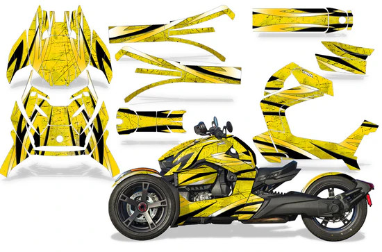 AMR Racing Graphics - 2019-2026 Can Am BRP Ryker Graphic Kit - Lamonster Garage
