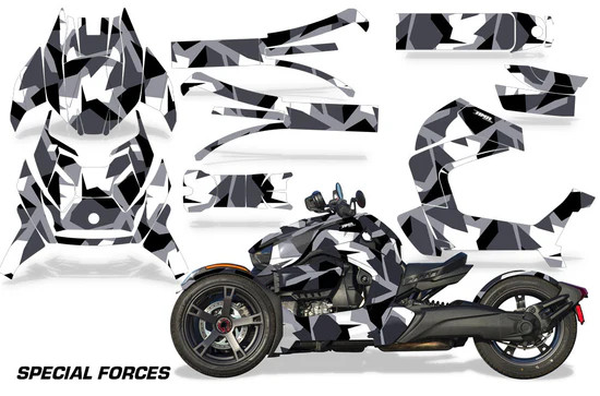 AMR Racing Graphics - 2019-2026 Can Am BRP Ryker Graphic Kit - Lamonster Garage