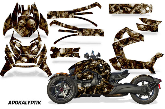 AMR Racing Graphics - 2019-2026 Can Am BRP Ryker Graphic Kit - Lamonster Garage