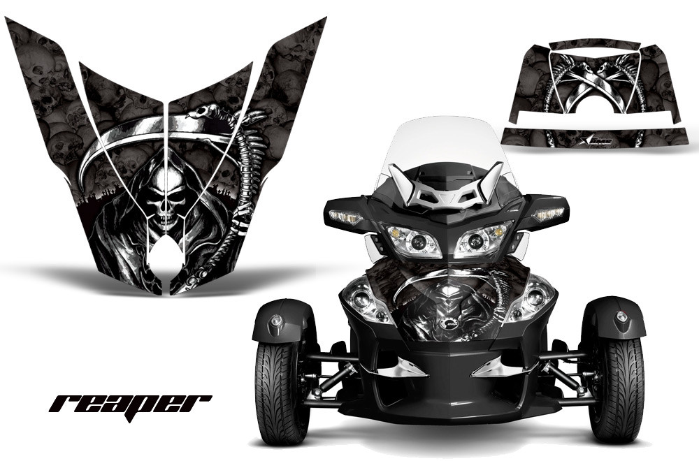 AMR Racing Graphics - 2010 - 2019 Can Am BRP (RT / RTS / RT-LTD) Spyder Hood Graphic Kit - Lamonster Garage
REAPER (BLACK)