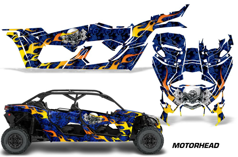 AMR Racing Graphics - 2016 - 2026 Can Am Maverick X3/X DS/ X RS 4 Door UTV Graphic Wrap FULL Kit  - Lamonster Garage
MOTORHEAD