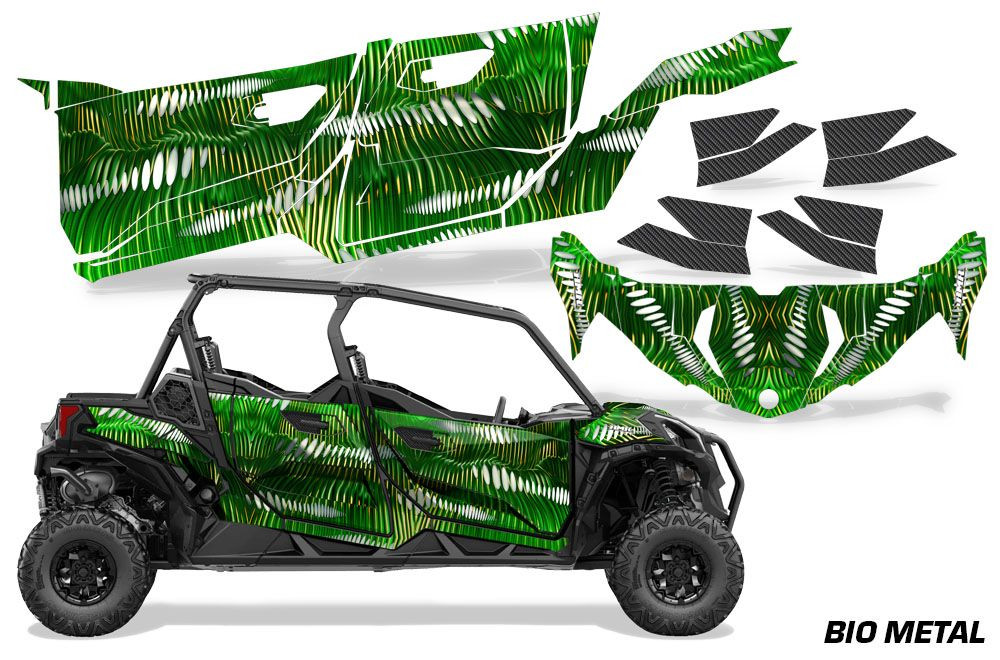 AMR Racing Graphics - 2019 - 2025 Can-Am BRP Maverick Sport MAX 4 Door UTV Graphic Kit - Lamonster Garage
BIO METAL (GREEN)
