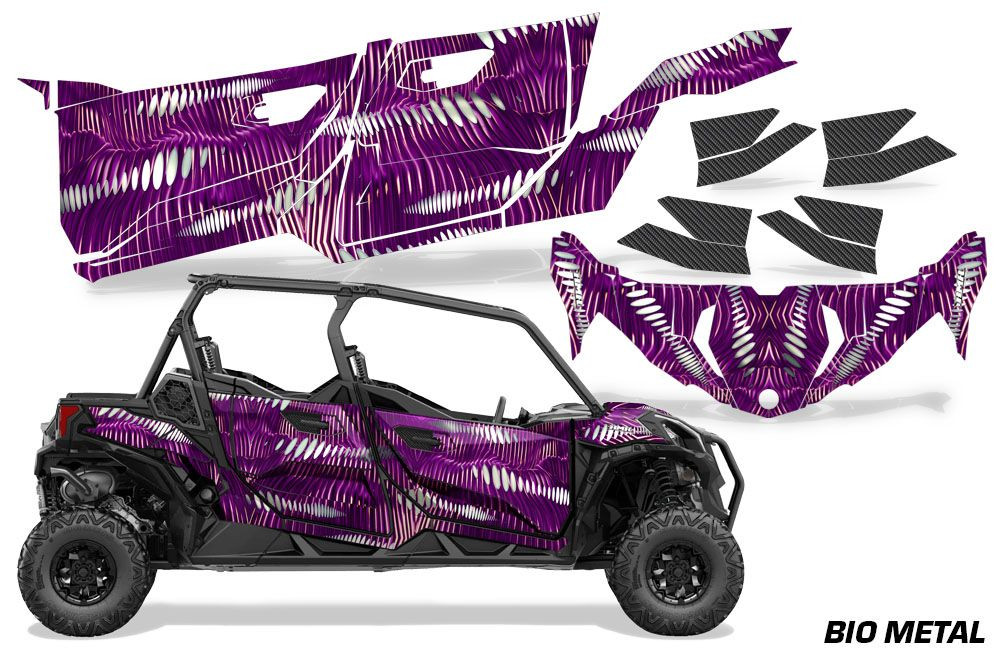 AMR Racing Graphics - 2019 - 2025 Can-Am BRP Maverick Sport MAX 4 Door UTV Graphic Kit - Lamonster Garage
BIO METAL (PURPLE)