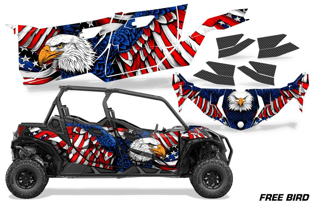 AMR Racing Graphics - 2019 - 2025 Can-Am BRP Maverick Sport MAX 4 Door UTV Graphic Kit - Lamonster Garage
FREE BIRD