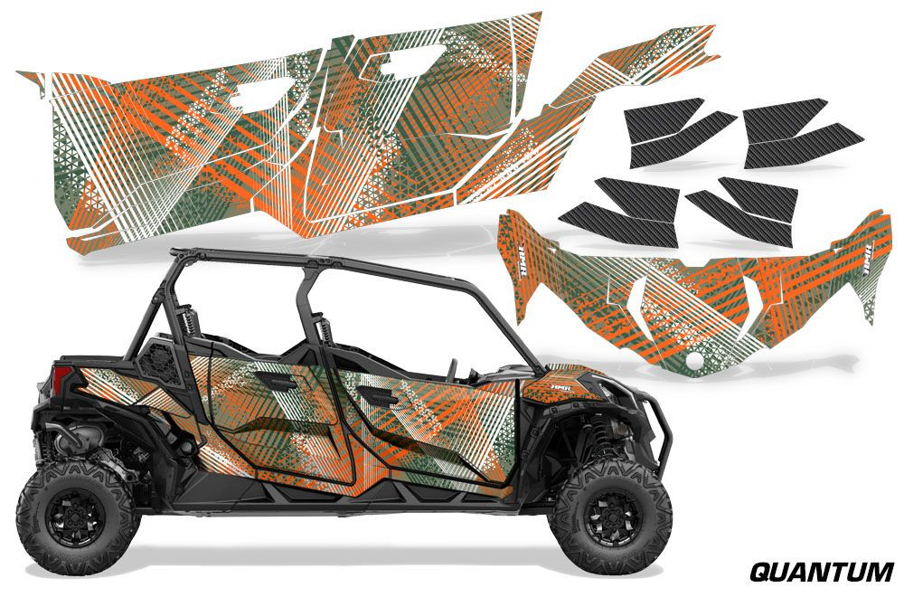 AMR Racing Graphics - 2019 - 2025 Can-Am BRP Maverick Sport MAX 4 Door UTV Graphic Kit - Lamonster Garage
QUANTUM (ORANGE / ARMY GREEN)