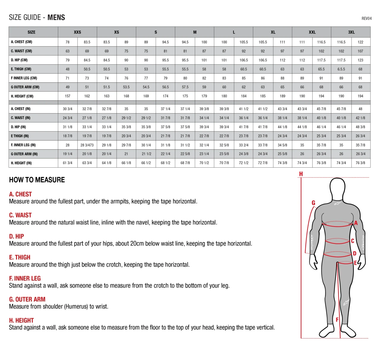 Cooling vest for Can-Am Spyder Ryker Canyon and UTV riders | Lamonster Garage
Size Chart