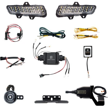 RAVEK | Turn Signal Kit - Gen3 Speakeasy - Ranger XD 1500 - Lever | 64-110SLA | Lamonster Garage
