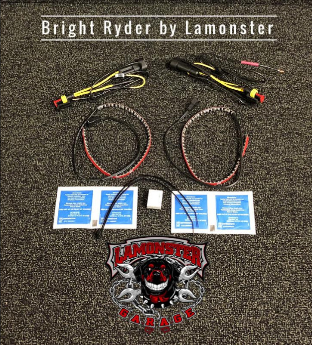 Longhorn amber LED mirror lights for Can-Am SpyderF3-T F3 Limited | SPY-226 | Lamonster Garage
"Included in kit"