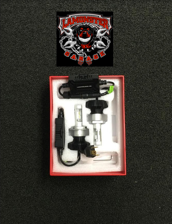 Can-Am Spyder F3 H4 LED headlight bulb pair | LG-H4 | Lamonster Garage