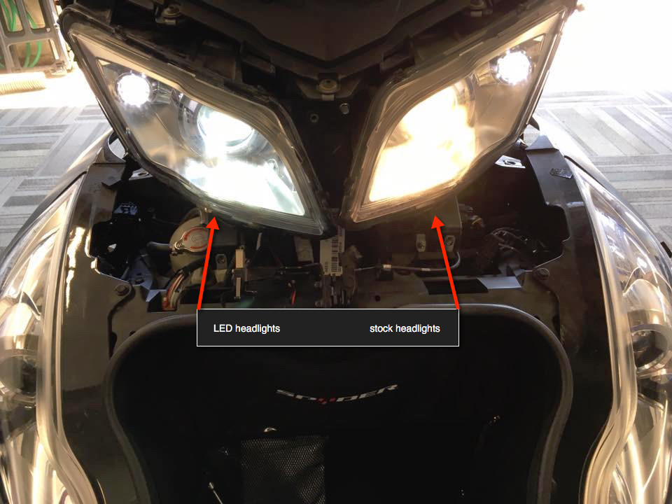 9005 LED Headlight for Can Am Spyder RT (LG-9005) - Lamonster Garage