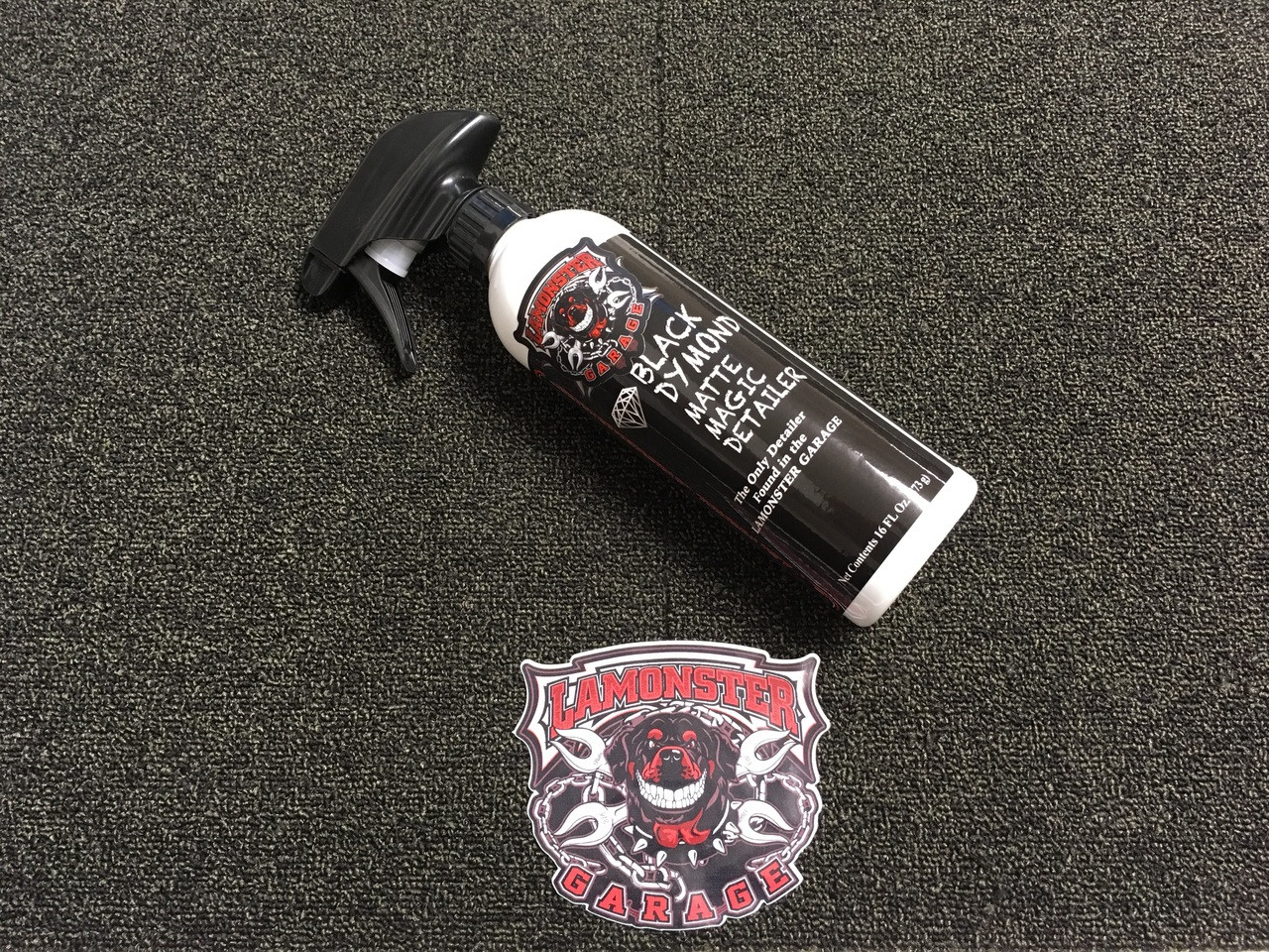 Black Dymond Matte Magic motorcycle detailer for matte finish paint | LG5003 | Lamonster Garage