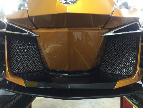 Can-Am Spyder RT Stainless Steel Kott Grilles (2014-2019) (SPY-151) - Lamonster Garage