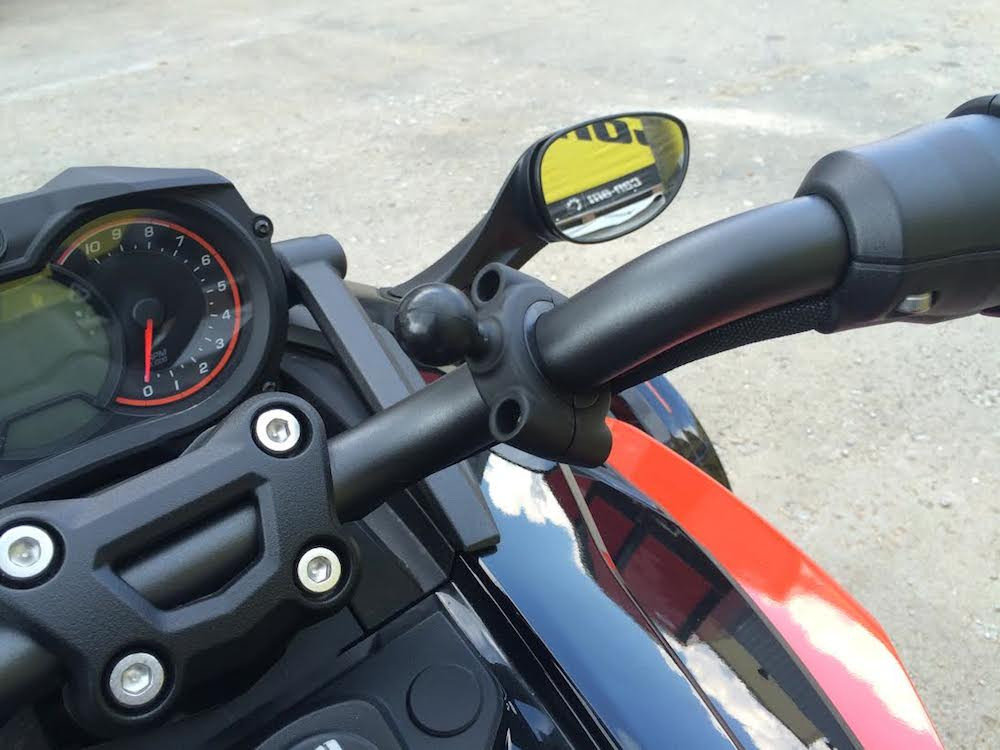 RAM Torque 1 inch ball mount for 1 1/8 to 1 1/2 inch handlebars | RAM-11215U | Lamonster Garage
