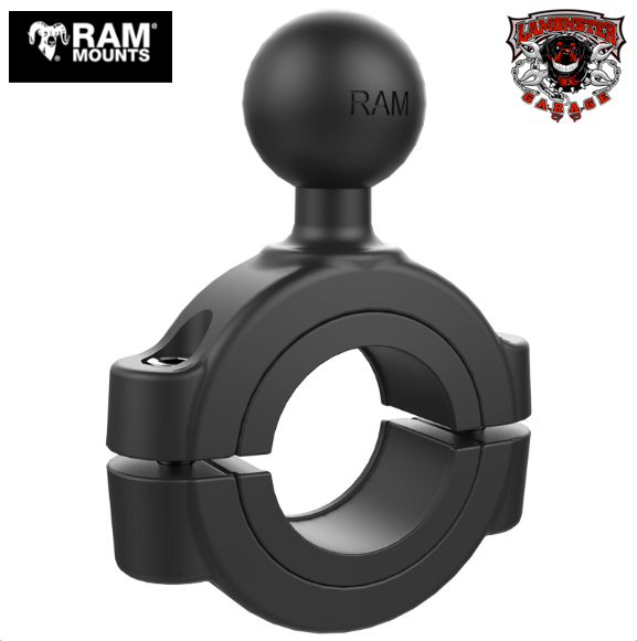 RAM® 1 1/8" - 1 1/2" Diameter Handlebar/Rail Base with 1" Ball (RAM-11215U) - Lamonster Garage
Accommodates Handlebars 1 1/8” to 1 1/2” in diameter
Fits All F3 Handlebars