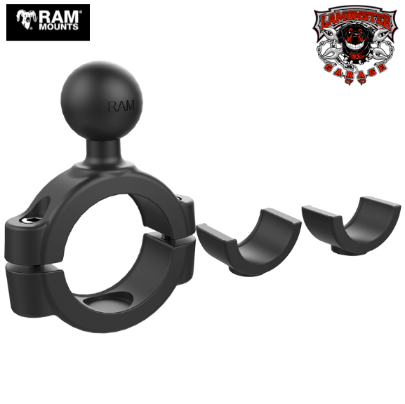 RAM Torque 1 inch ball mount for 1 1/8 to 1 1/2 inch handlebars | RAM-11215U | Lamonster Garage