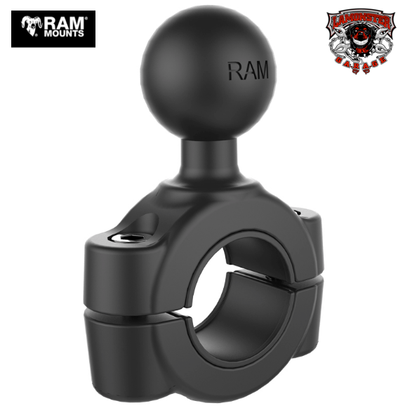 RAM® 3/4" - 1" Diameter Handlebar/Rail Base with 1" Ball (RAM-751U) - Lamonster Garage
Fits Can Am Ryker Handlebars
Accommodates Handlebars 0.75" to 1" in diameter