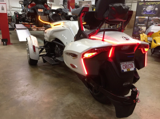 Can-Am Spyder F3T & LIMITED (BRT) BRAKE, RUN, TURN, STROBE REAR LIGHTS WITHOUT TOP CASE (SPY-213) - Lamonster Garage
