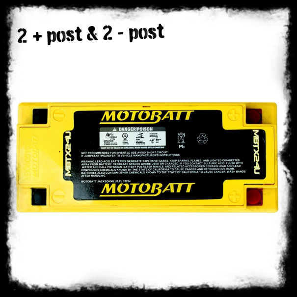 MOTOBATT | Can Am Spyder Replacement Battery AGM MBTX24U (MBTX24U) | Lamonster Garage
MBTX24U