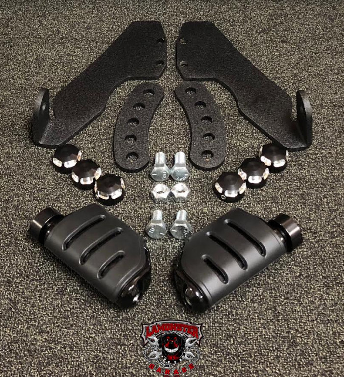 Can Am Spyder F3 Highway Bracket - LG-1083-7567 - Lamonster Garage  
Fits ALL F3 Models with OEM Boards.