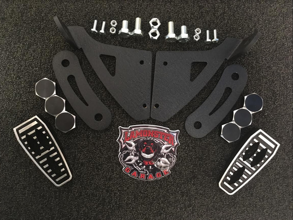 Can Am Spyder RT, FBB Highway Brackets (LG-1012) - Lamonster Garage®