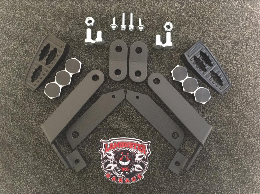Can Am® Spyder RT, NBV™ (No Bad Vibes) Highway Brackets (LG-1002