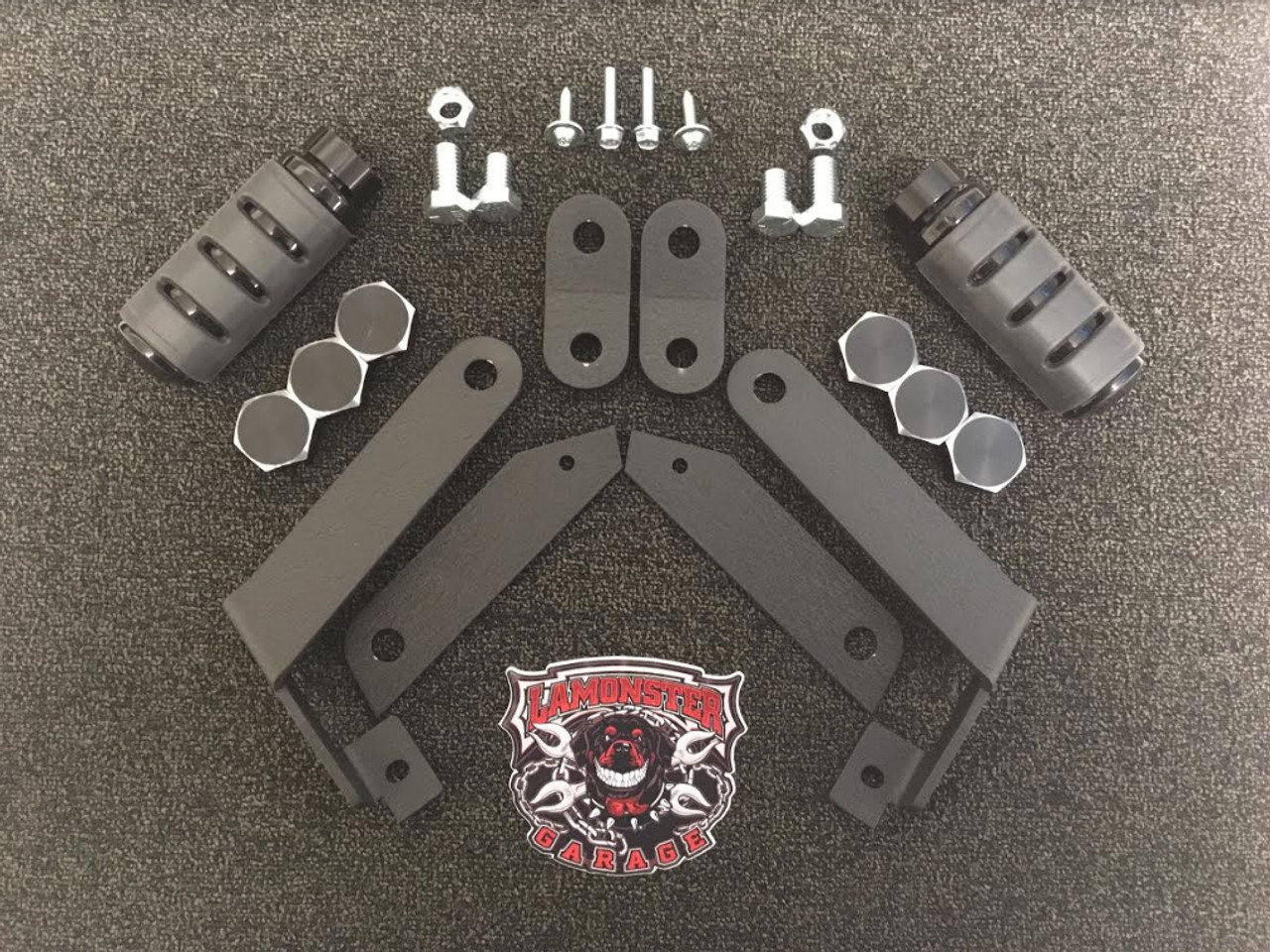 Can Am® Spyder RT NBV™ (No Bad Vibes) Highway Brackets (LG-1002-7561)
Kuryakyn® Trident Large ISO Pegs. - Lamonster Garage®