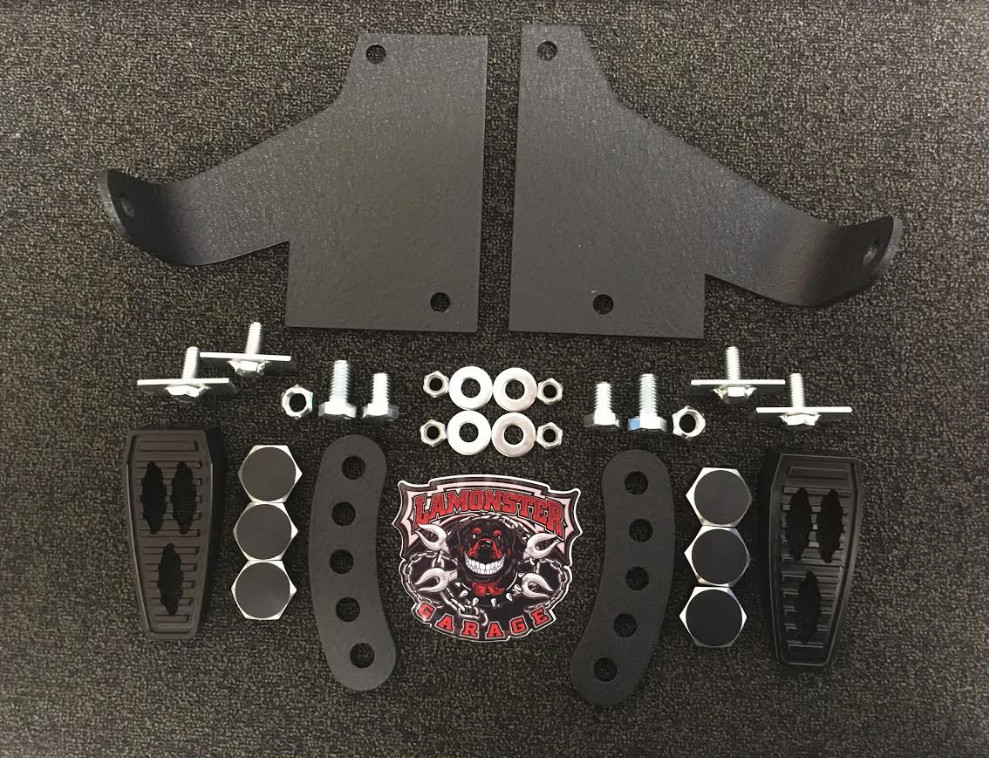 Can Am Spyder ST/RS/GS Highway Brackets (LG-1010) | Lamonster Garage