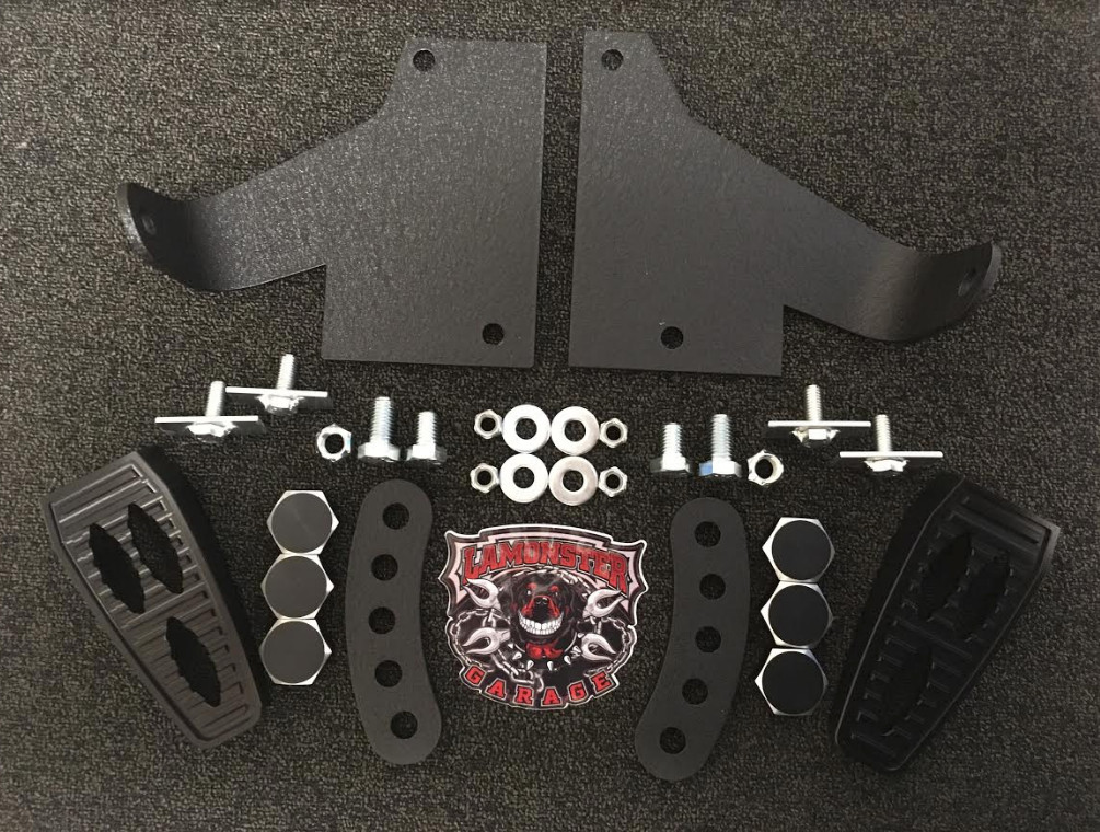 Can Am Spyder ST/RS/GS Highway Brackets (LG-1010) | Lamonster Garage