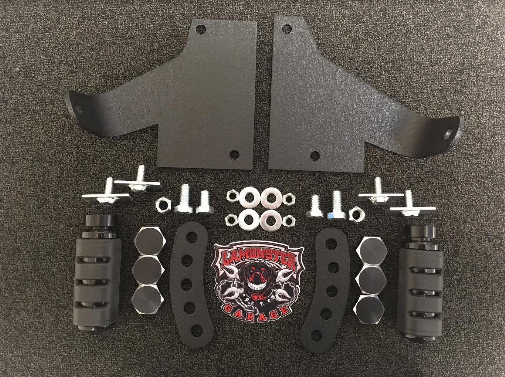 Can Am Spyder ST/RS/GS Highway Brackets (LG-1010) | Lamonster Garage