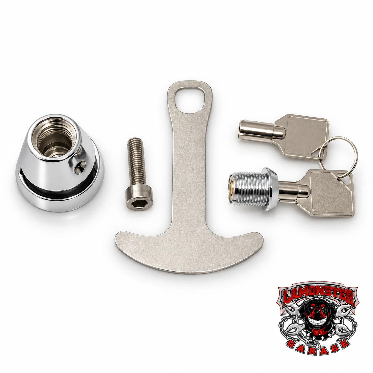 Lidlox Helmet Lock, for the Can Am Spyder RT/RT-S/RT-LTD/ ST/ST-S/ST-LTD F3/F3-S/F3-T/F3-LTD and RS 2013-2016 | LGA-4020 | Lamonster Garage