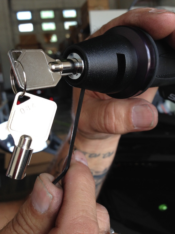 Lidlox Helmet Lock, for the Can Am Spyder RT/RT-S/RT-LTD/ ST/ST-S/ST-LTD F3/F3-S/F3-T/F3-LTD and RS 2013-2016 (LGA-4020) - Lamonster Garage