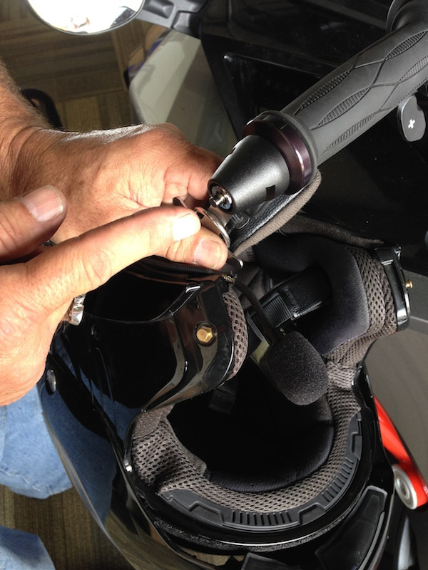 CanAm Spyder F3 ST RT Helmet Lock LidLox Lamonster Garage